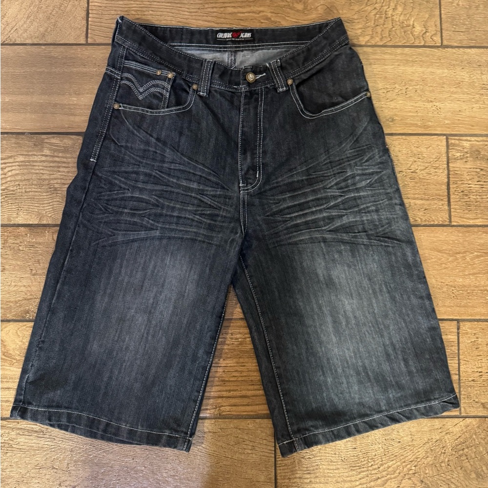 Vintage 90s/Y2K Culture Jeans black men’s jean shorts